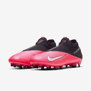 Nike Phantom Vision 2 Elite Dynamic Fit FG - Férfi Focicipő - Piros/Fekete/Metal Titán